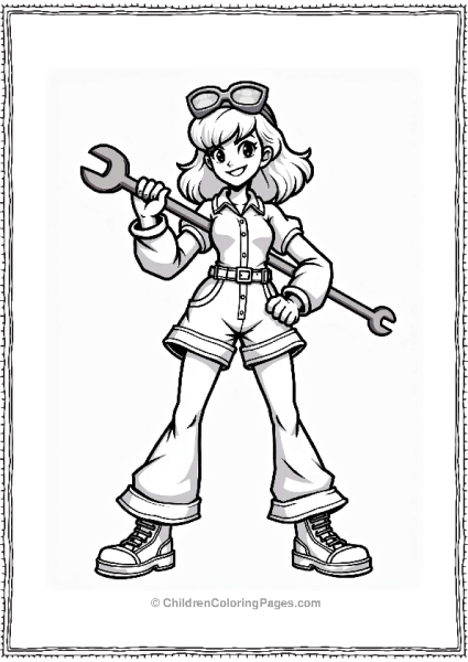 Pam From Brawl Stars Ready For Battle Free PDF Printable