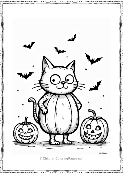 Pete The Cat At A Halloween Party Free PDF Printable