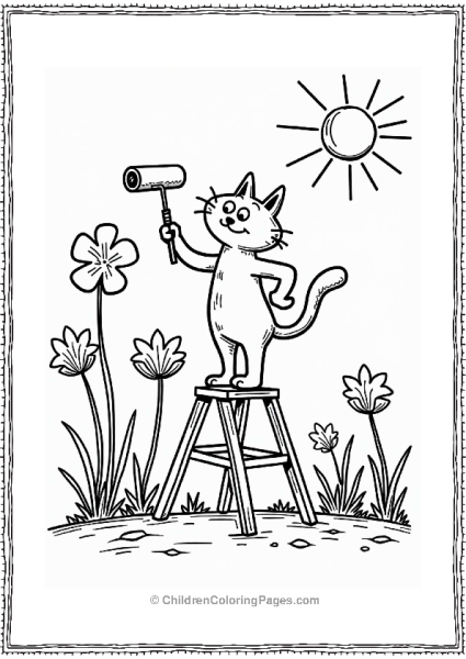 Pete The Cat Mural Creation Free PDF Printable
