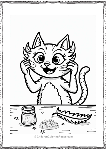 Pete The Cat With A Colorful Mask Free PDF Printable