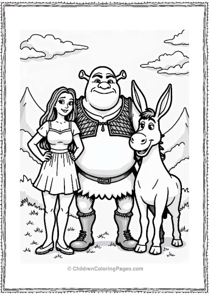 Shrek And Friends United For Adventure Free PDF Printable