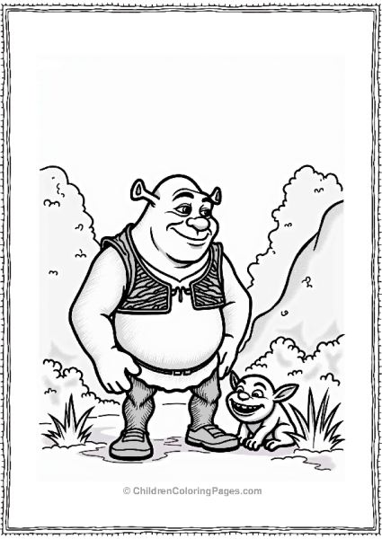 Shrek And The Sneaky Goblin Free PDF Printable