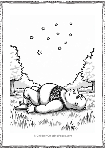 Shrek Gazing At The Stars Free PDF Printable