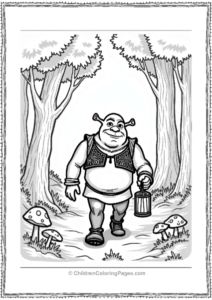 Shreks Quest In A Whimsical Forest Free PDF Printable