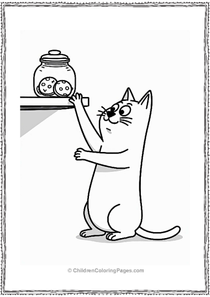 Simon’s Cat And The Cookie Jar Free PDF Printable
