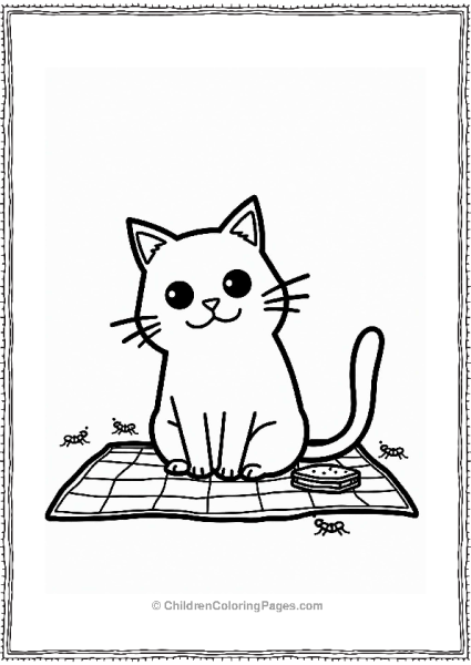 Simon’s Cat At A Picnic Free PDF Printable