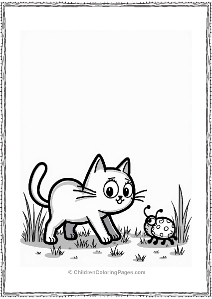 Simon’s Cat Sneaking Up On A Bug Free PDF Printable