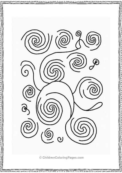 Spinning Spirals And Geometric Shapes Free PDF Printable