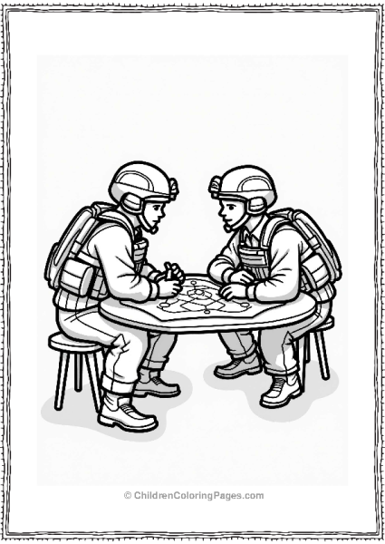 Team Planning Session In Call Of Duty Free PDF Printable