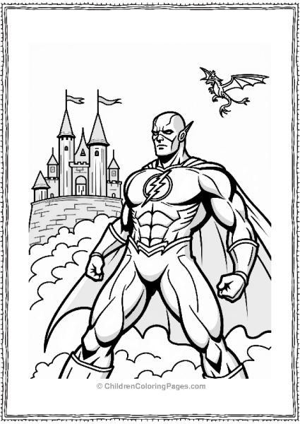 The Flash At A Medieval Castle Free PDF Printable