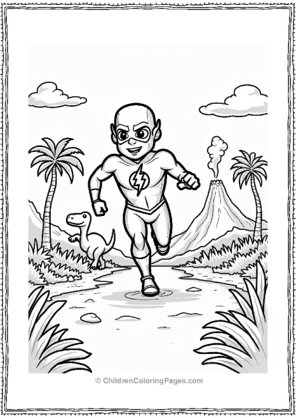The Flash In Prehistoric Times Free PDF Printable