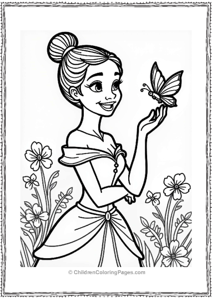 Tiana And The Butterfly In The Bayou Free PDF Printable