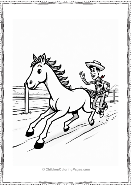 Toy Story Bullseyes Speed Test With Woody Free PDF Printable