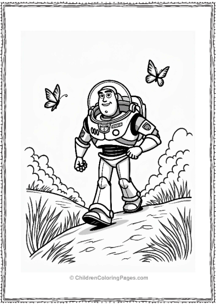 Toy Story Buzz Lightyear Hiking In Nature Free PDF Printable