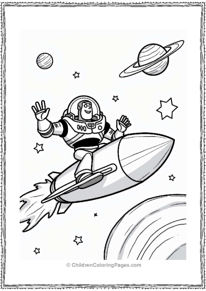 Toy Story Buzz Lightyears Space Race In Outer Space Free PDF Printable