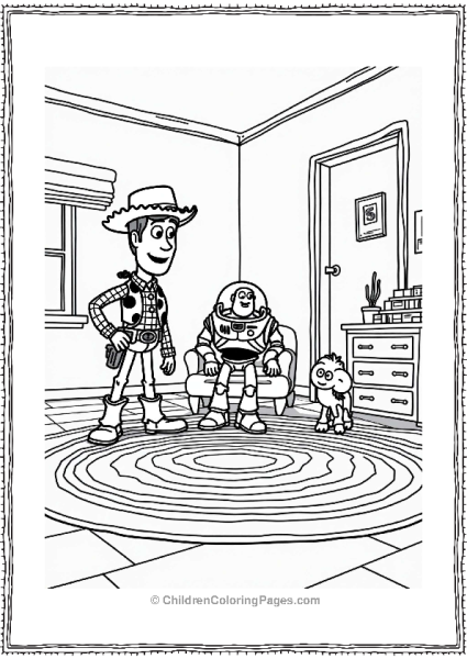 Toy Story Characters In Andys Room Adventure Free PDF Printable