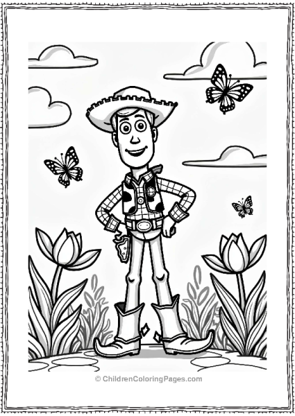 Toy Story Woody In A Whimsical Forest Free PDF Printable
