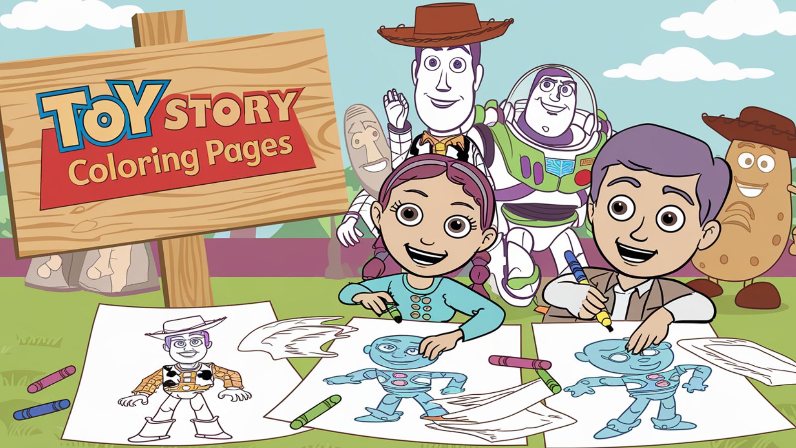 Toy Story Coloring Pages – Free PDF Printables 🧸🧑‍🚀🤠
