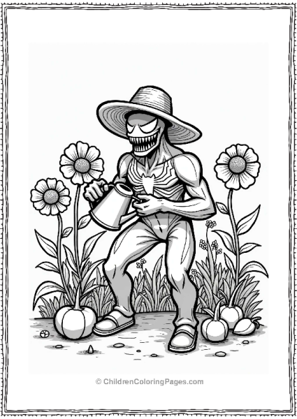 Venom Gardening In A Colorless Garden Free PDF Printable