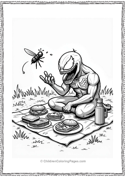 Venoms Silly Picnic Adventure Free PDF Printable
