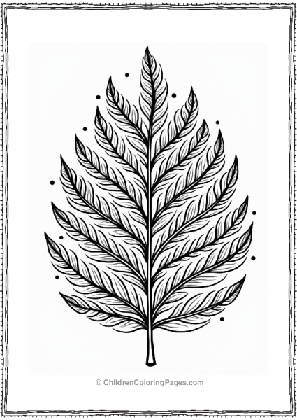 Whimsical Fern And Palm Mandala Free PDF Printable