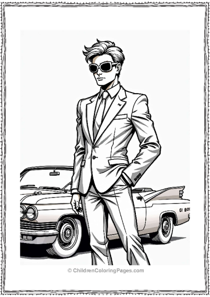 X Men Characters Cyclops In A Retro Future Free PDF Printable