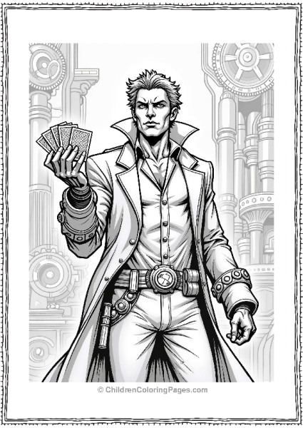 X Men Characters Gambit In A Steampunk World Free PDF Printable
