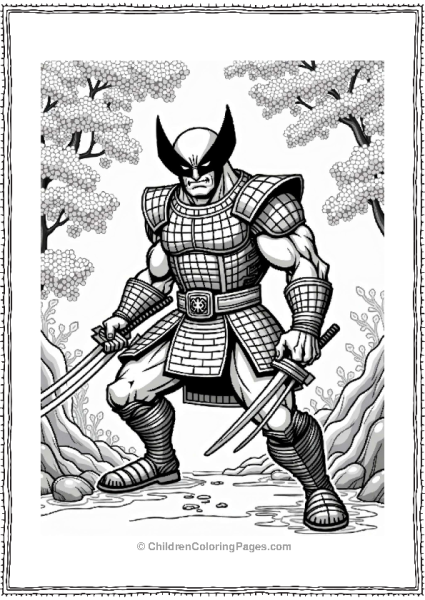 X Men Characters Wolverine In A Samurai World Free PDF Printable