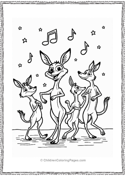 Zootopia Gazelle And Friends Dancing On Stage Free PDF Printable