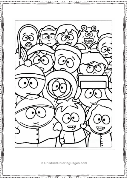 All South Park Characters Free PDF Printable