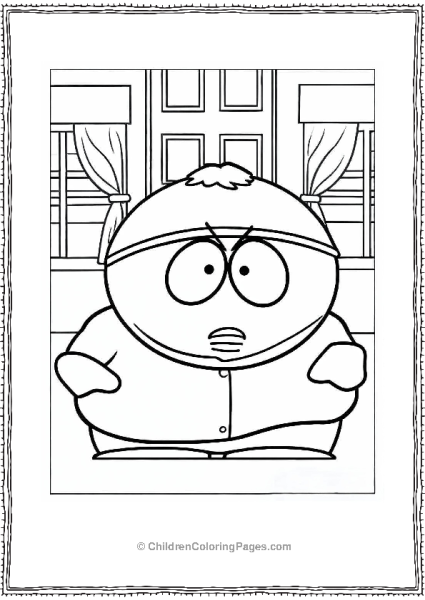 Angry Eric Cartman South Park Free PDF Printable
