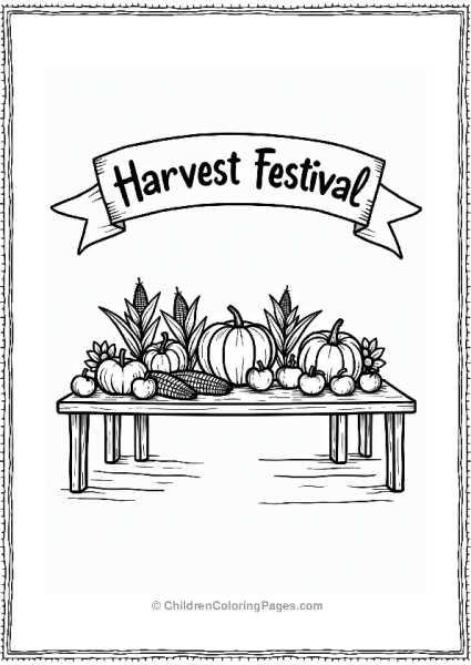 Autumn Fall Autumn Harvest Festival Table Free PDF Printable