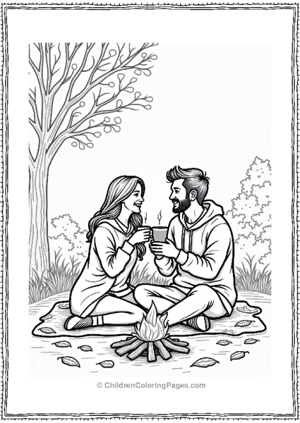 Autumn Fall Autumn Warm Drinks And Laughter Free PDF Printable