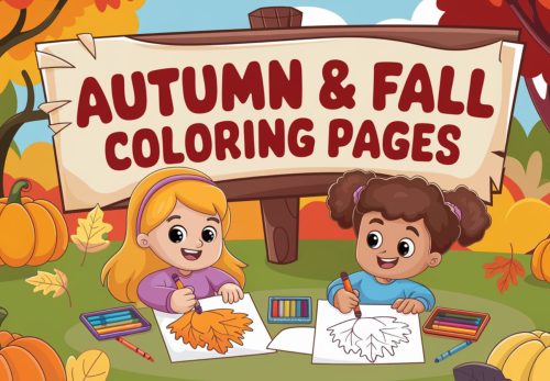 Autumn & Fall Coloring Pages – Free PDF Printables 🍂🍁