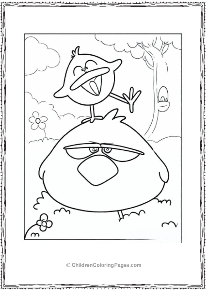 Baby Bird And Sleepy Bird Free PDF Printable