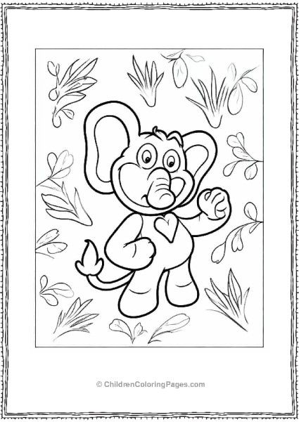 Bubba Bubbaphant Of Smiling Critters Free PDF Printable