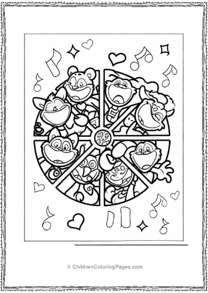 CatNap DogDay Bobby BearHug Bubba Bubbaphant CraftyCorn Hoppy Hopscotch KickinChicken And PickyPiggy Smiling Critters Free PDF Printable
