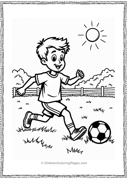 Chasing After The Football Free PDF Printable