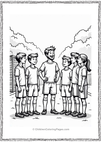 Coach Pep Talk To Young Soccer Players Free PDF Printable
