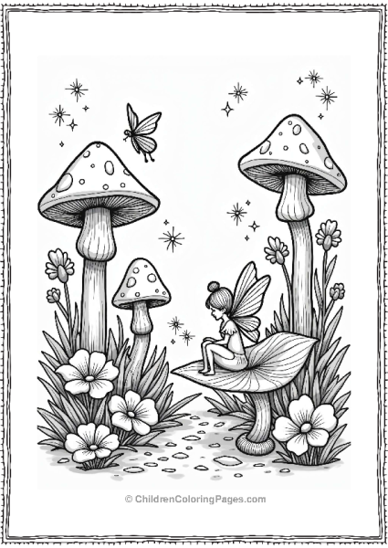 Disney Charming Fairy Garden With Tiny Fairy Free PDF Printable