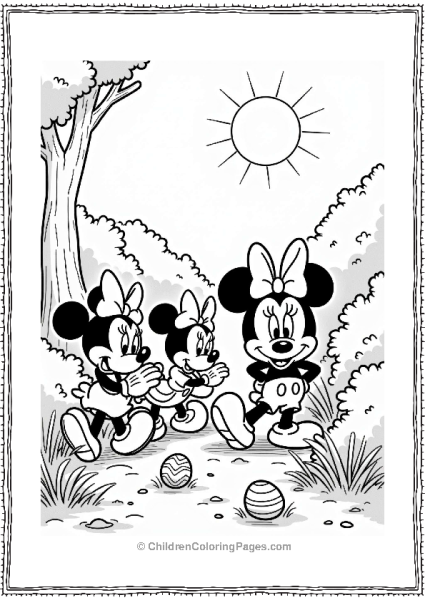 Disney Easter Egg Hunt With Friends Free PDF Printable