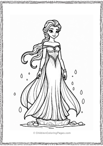 Elsa The Water Nymph Free PDF Printable