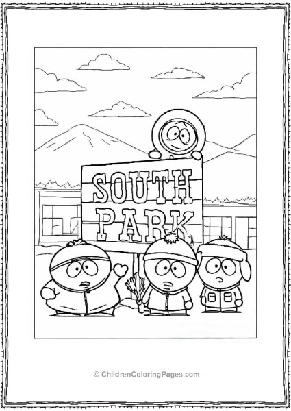 Eric Stan Kenny And Kyle South Park Free PDF Printable