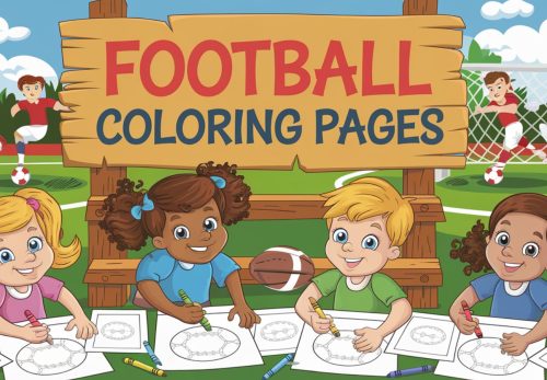 Football Coloring Pages – Free PDF Printables 📄🏈🎨