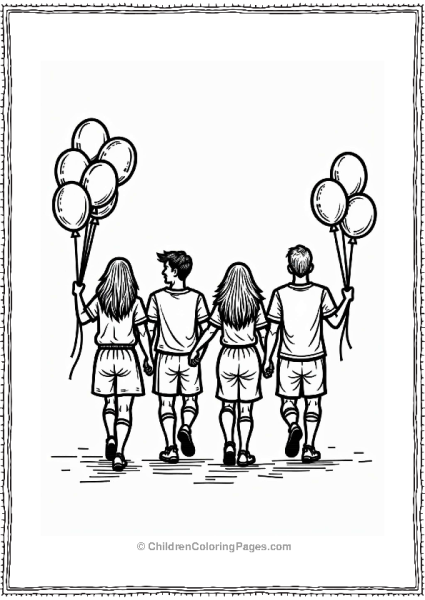 Football Fan Parade Free PDF Printable