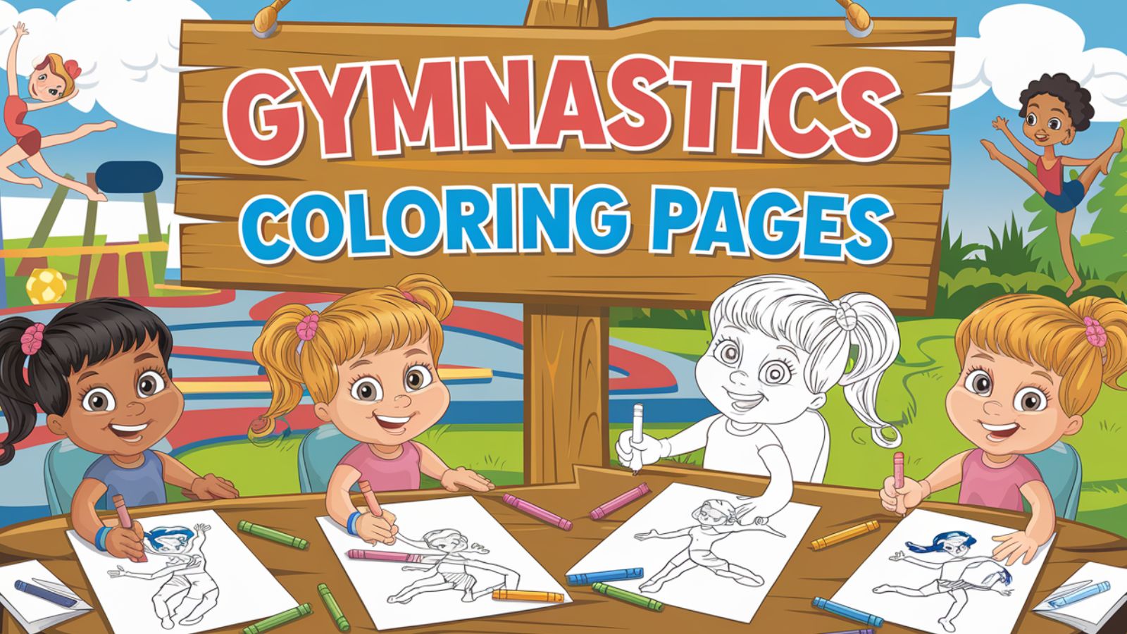 Gymnastics Coloring Pages – Free PDF Printables 🏅💪🎯