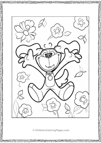 Happy DogDay Coloring Sheet For Preschoolers Free PDF Printable