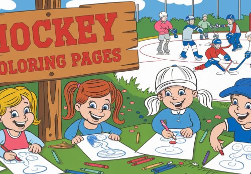 Hockey Coloring Pages – Free PDF Printables 🏒🥅⛸️