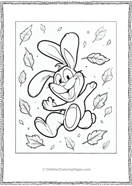 Hoppy Hopscotch From Smiling Critters Coloring Page For Kids Free PDF Printable