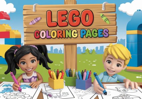Lego Coloring Pages – Free PDF Printables 🏗️